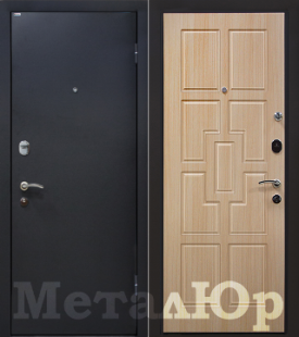 Дверь МеталЮр М23, беленый дуб